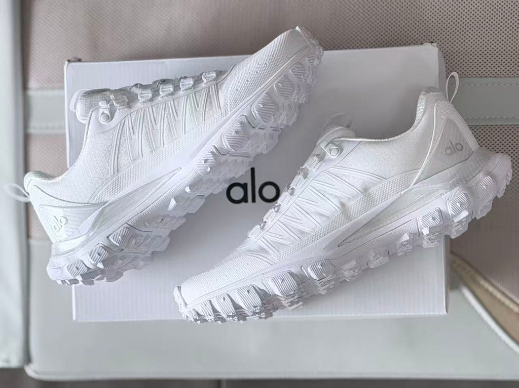 Alo All-Terrain Hiking Sneakers in White