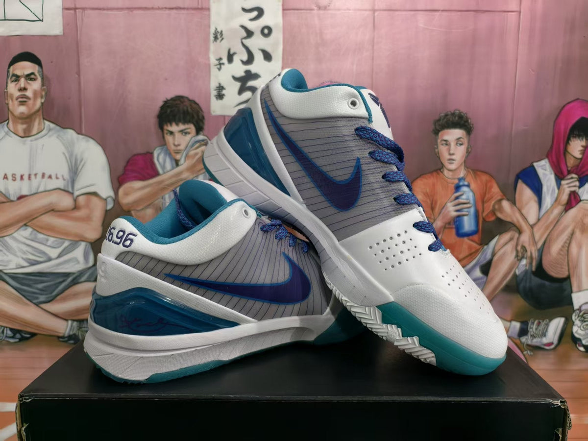 Nike Kobe Draft Day Basketball Sneakers White Blue