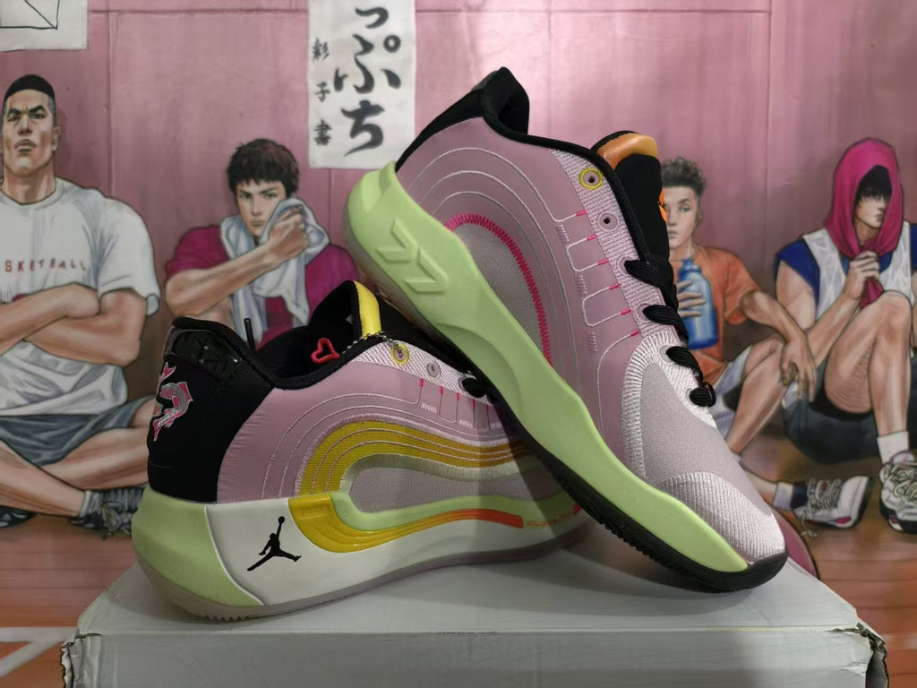 Jordan Luka 2 Basketball Shoes in Pink and Black
