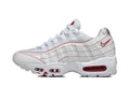 Nike Air Max 95 White and Red Sneakers