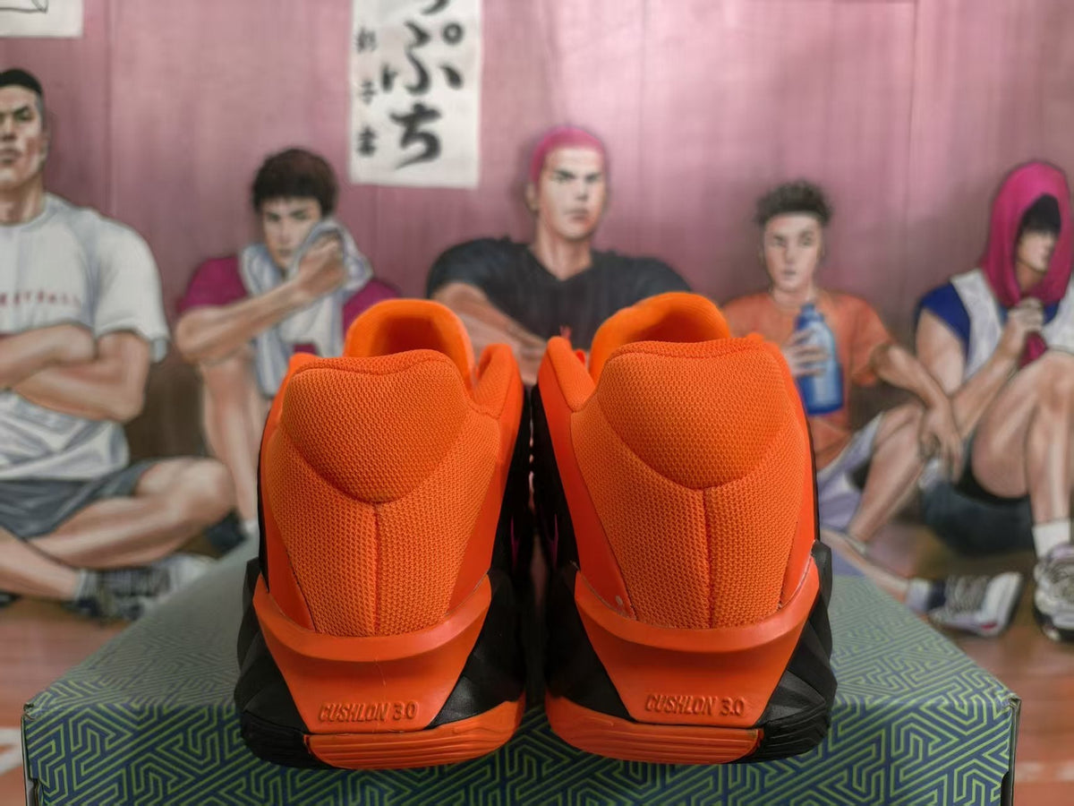 Nike Cushion 3.0 Basketball Sneakers Orange and Black