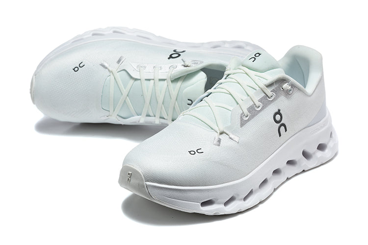 On Cloudmonster 3 White Running Shoes