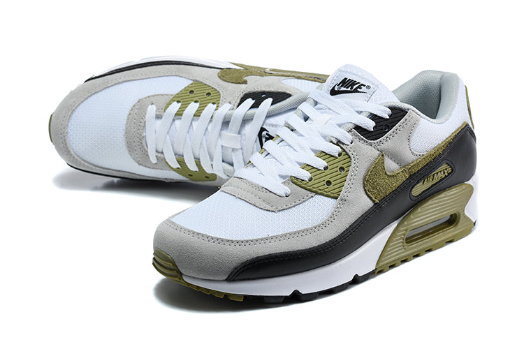 Nike Air Max 90 QS Sneakers in White, Black and Olive