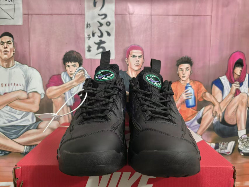 Nike Black and Purple Sneakers
