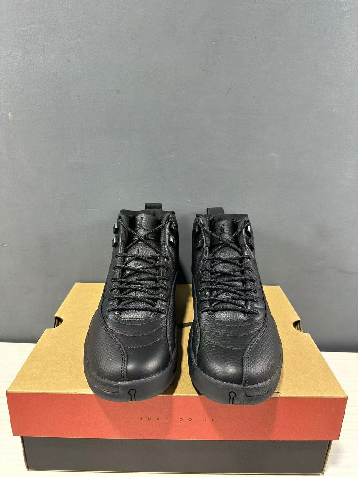 Jordan Air Jordan 12 Winterized High-Top Sneakers Black