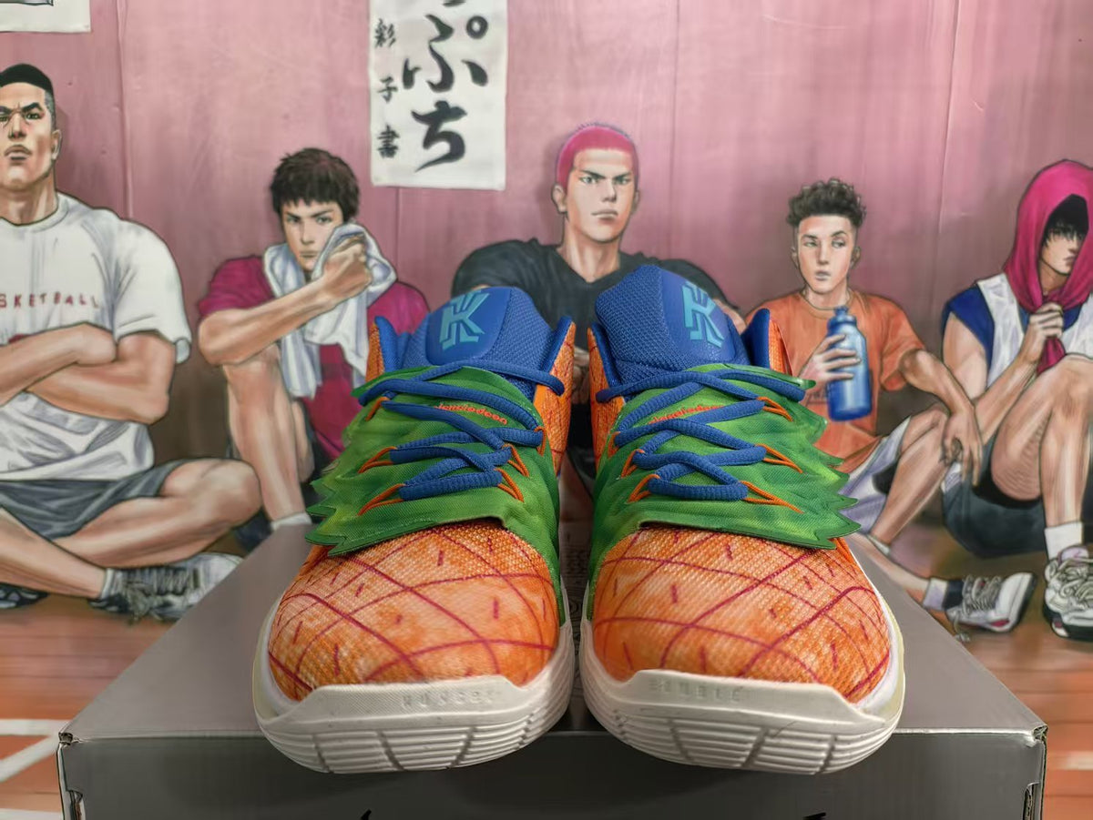 Nike KD Basketball Sneakers Pineapple Orange Green Blue