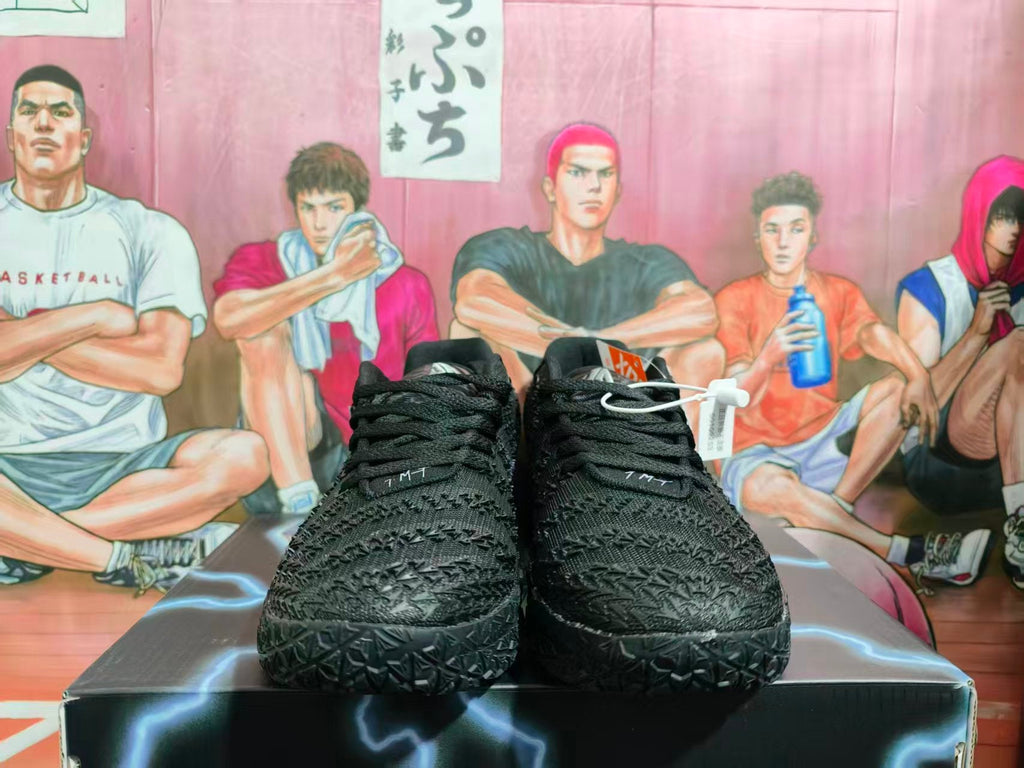 Nike Zoom Basketball Sneakers Black and Silver