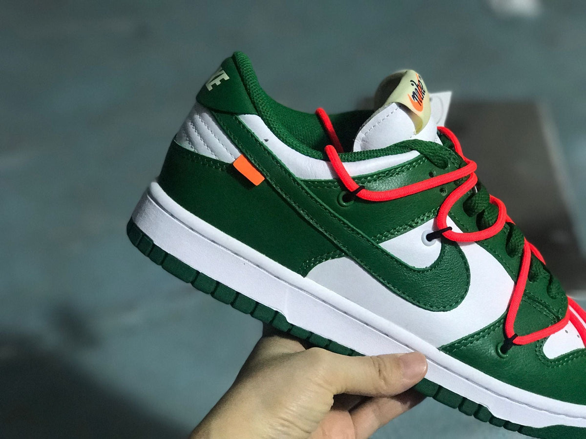 Nike Dunk Low Leather White Pine Green CT0856-100 Sneakers