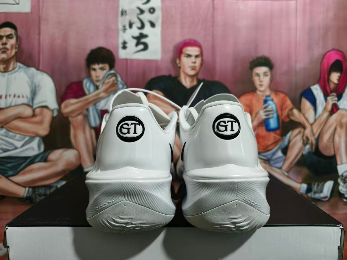 Nike GT Basketball Shoes in White and Black