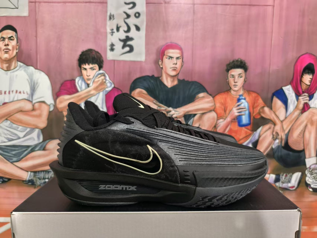 Nike Black Basketball Sneakers with ZoomX Detail