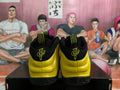 Nike Wudang Foamposite Basketball Sneakers Yellow Black