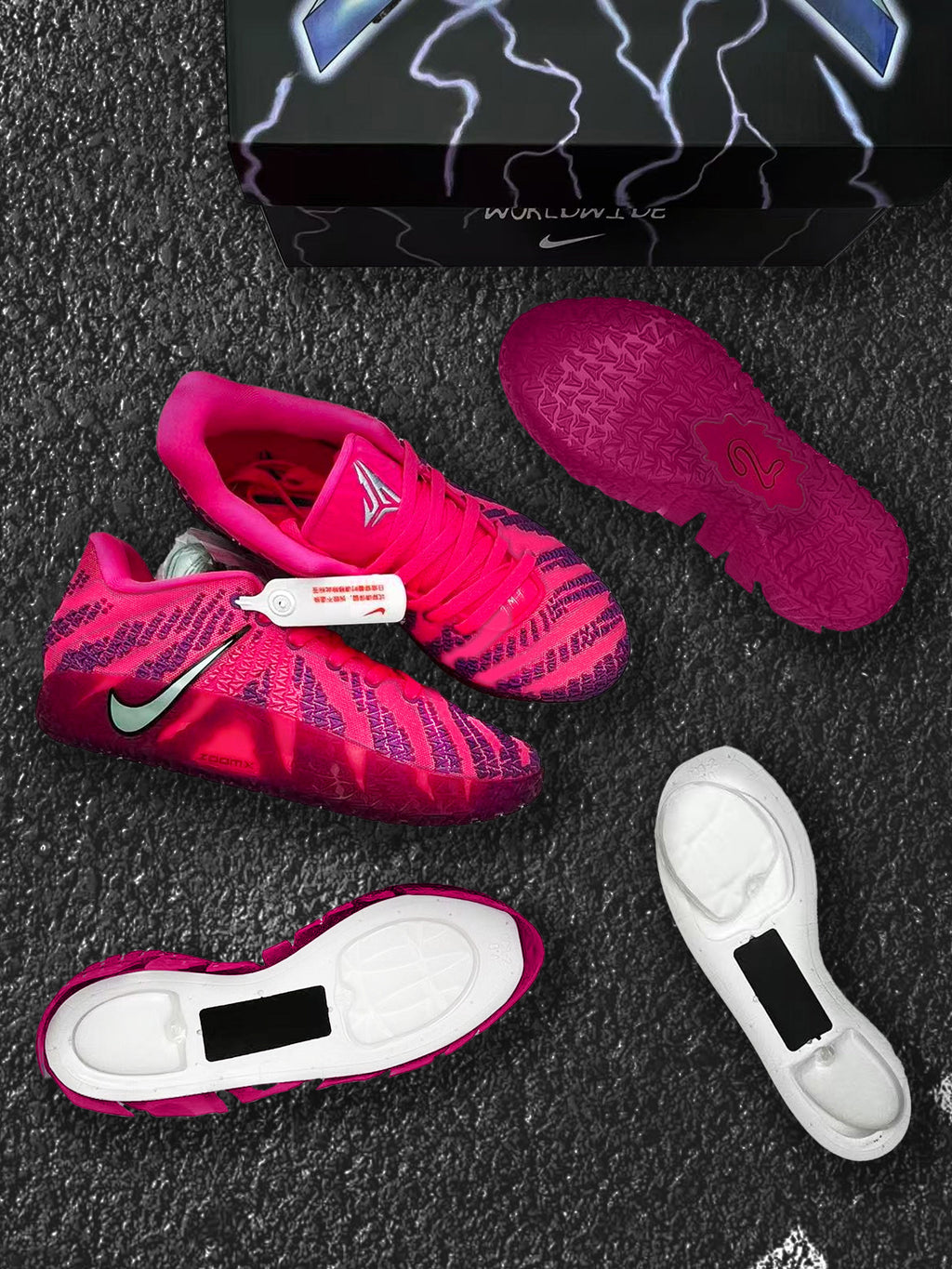 Nike Basketball Sneakers Pink Purple HF2793-600