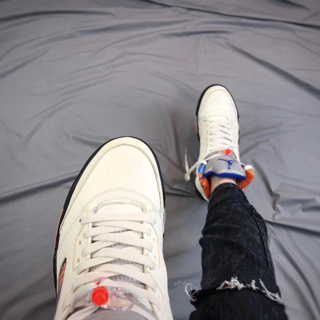 Jordan Air Jordan 5 International Flight White Red Sneakers