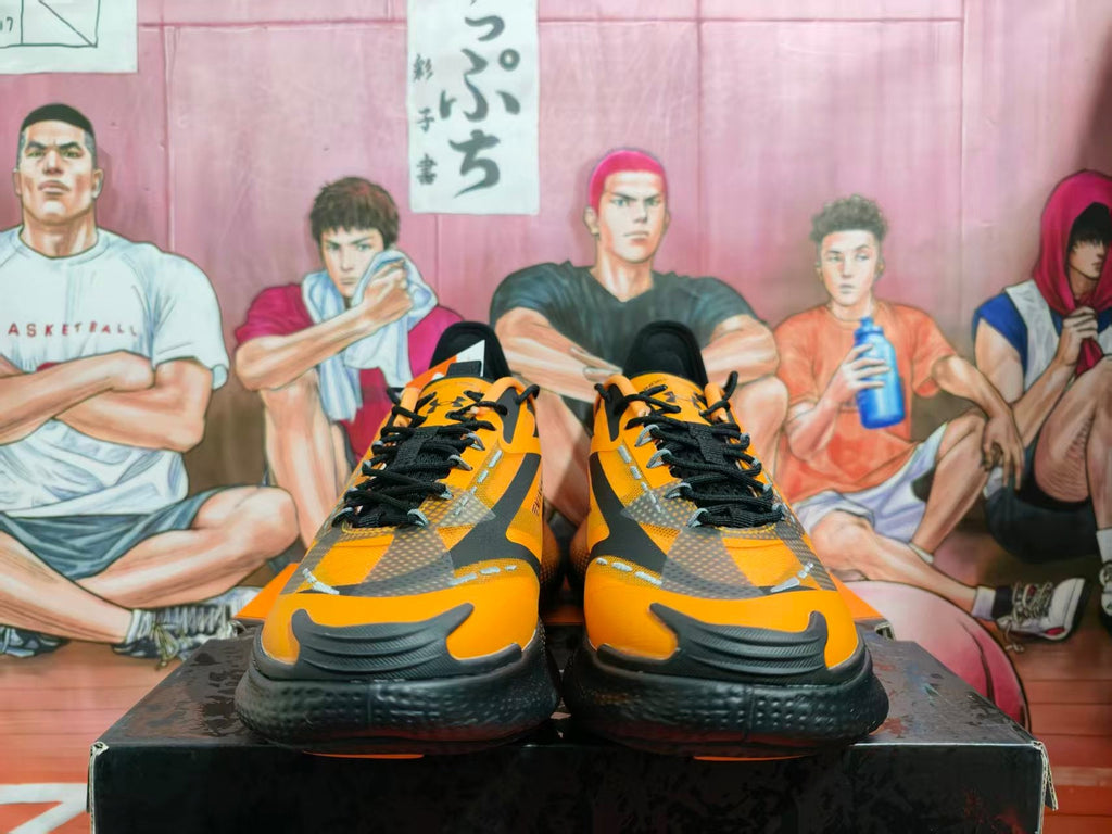 Under Armour Orange Black Basketball Sneakers