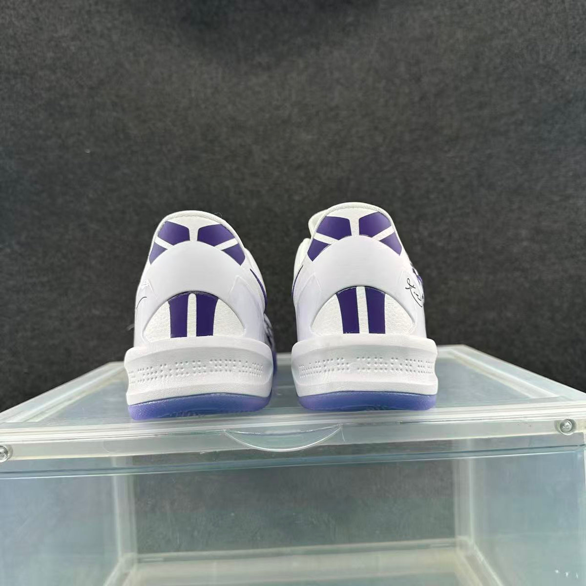 Nike Basketball Sneakers White and Purple