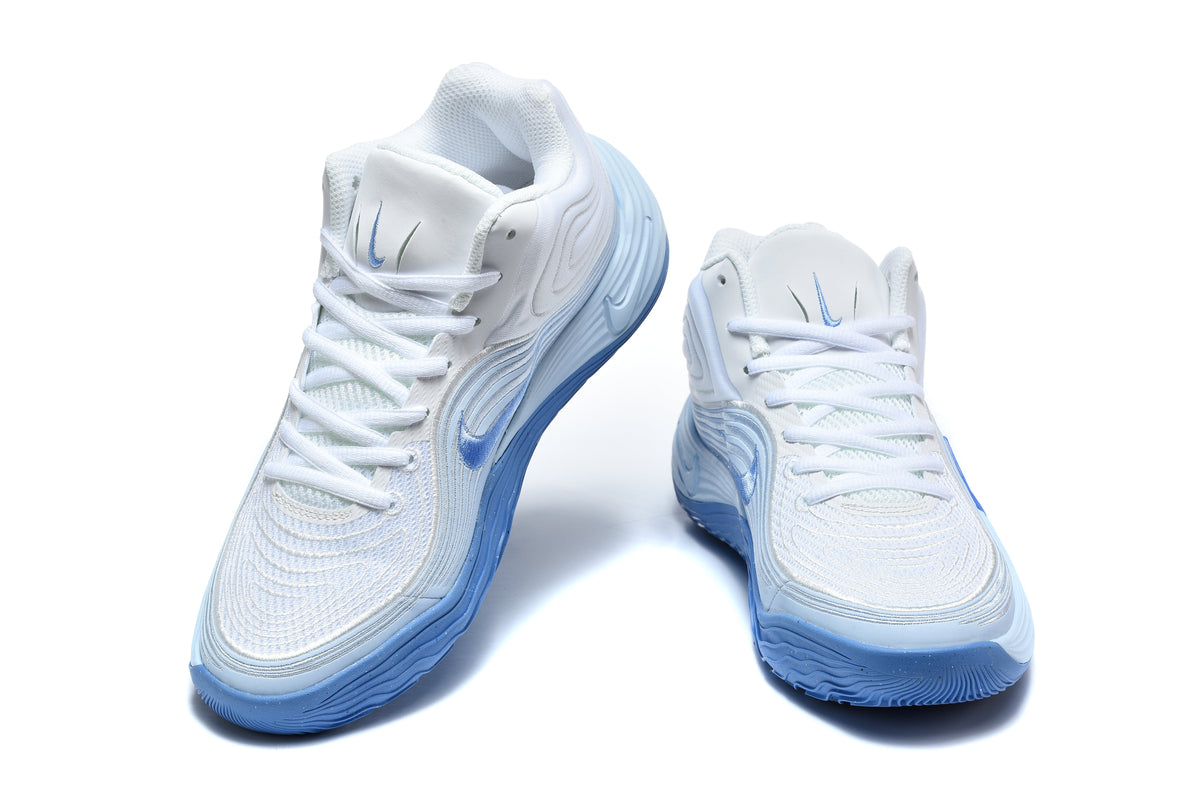 Nike 998 White and Blue Sneakers