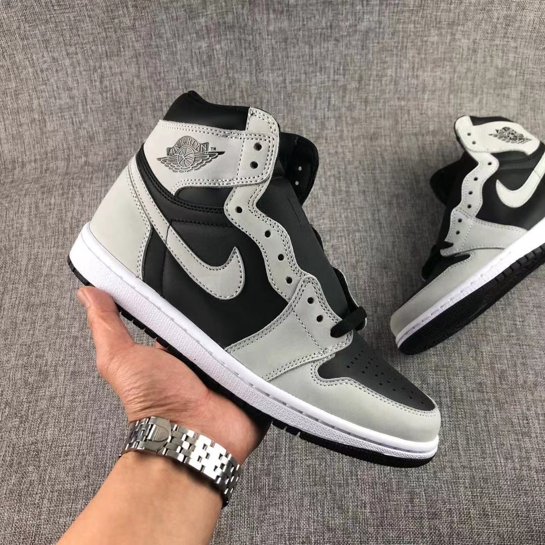 Air Jordan 1 High OG Shadow 2.0 Black Grey Sneakers