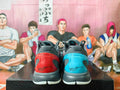 Nike Kobe 6 Basketball Shoes in White, Red and Blue