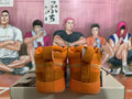 Nike Orange Low-Top Sneakers