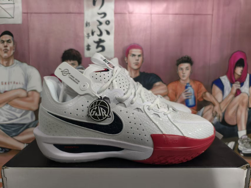 Nike G.T. Cut 3 Basketball Shoes White Red