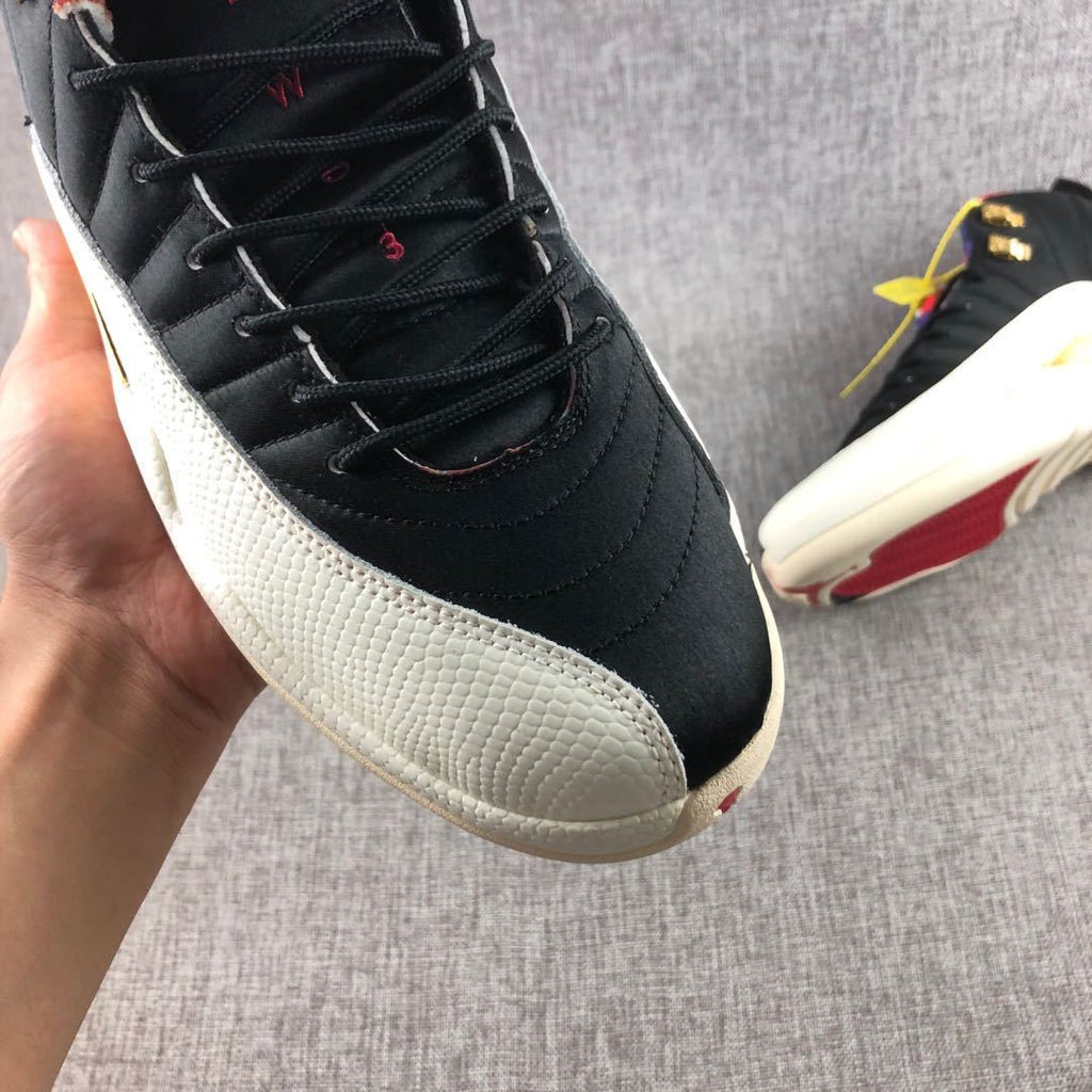 Jordan Air Jordan 12 CNY Black Multicolor High-Top Sneakers