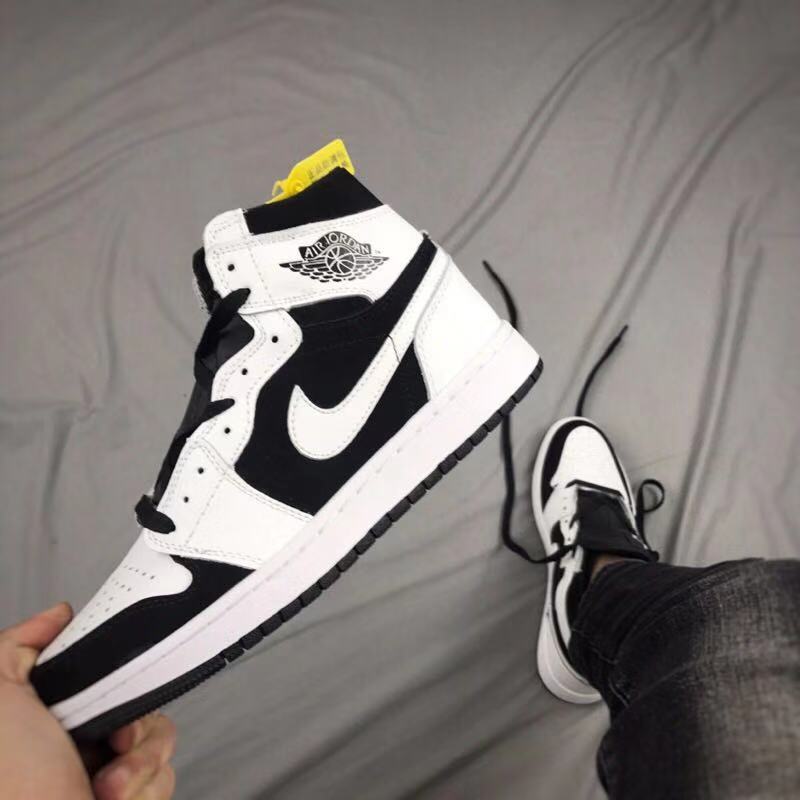 Jordan Air Jordan 1 High Black White Panda Sneakers