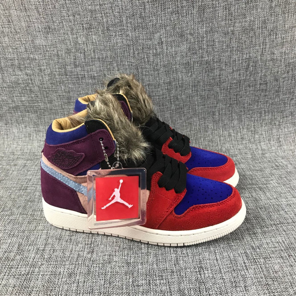 Jordan 1 Retro High OG GG Red Purple High-Top Sneakers