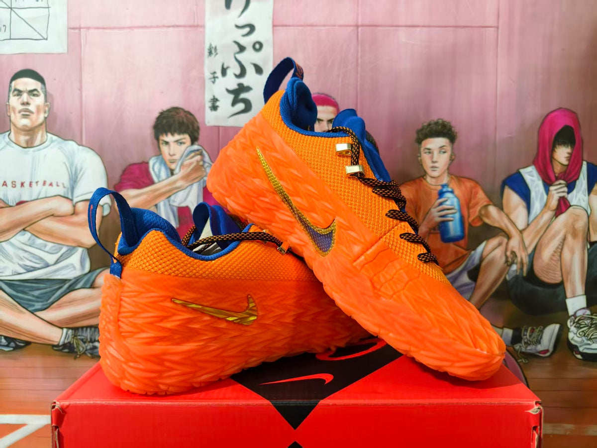 Nike Basketball Sneakers in Orange and Blue