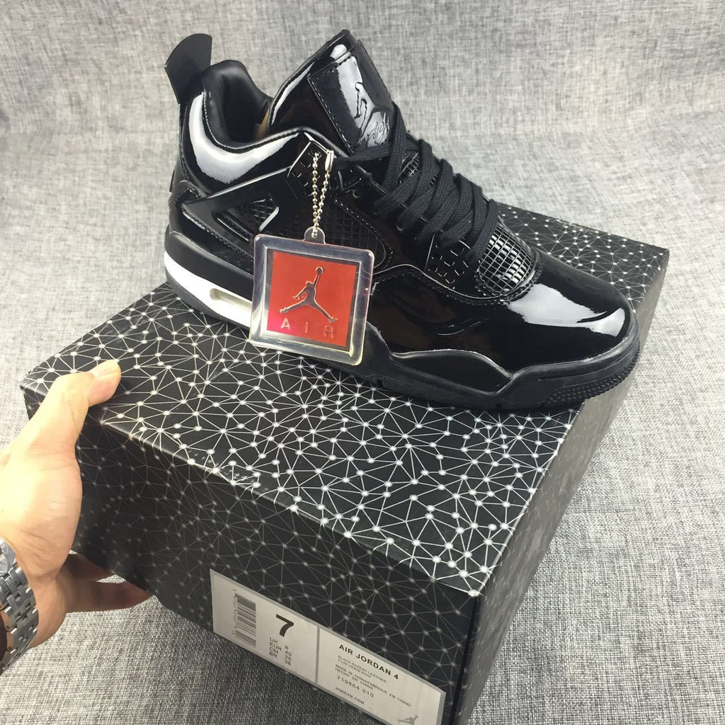 Jordan Air Jordan 4 Black High-Top Sneakers