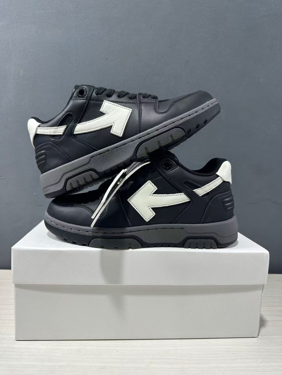 Off-White Out Of Office Low-Top Sneakers Black White