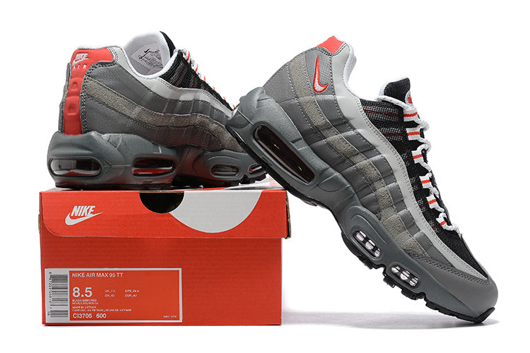 Nike Air Max 95 TT Grey and Red Sneakers CI3705-600