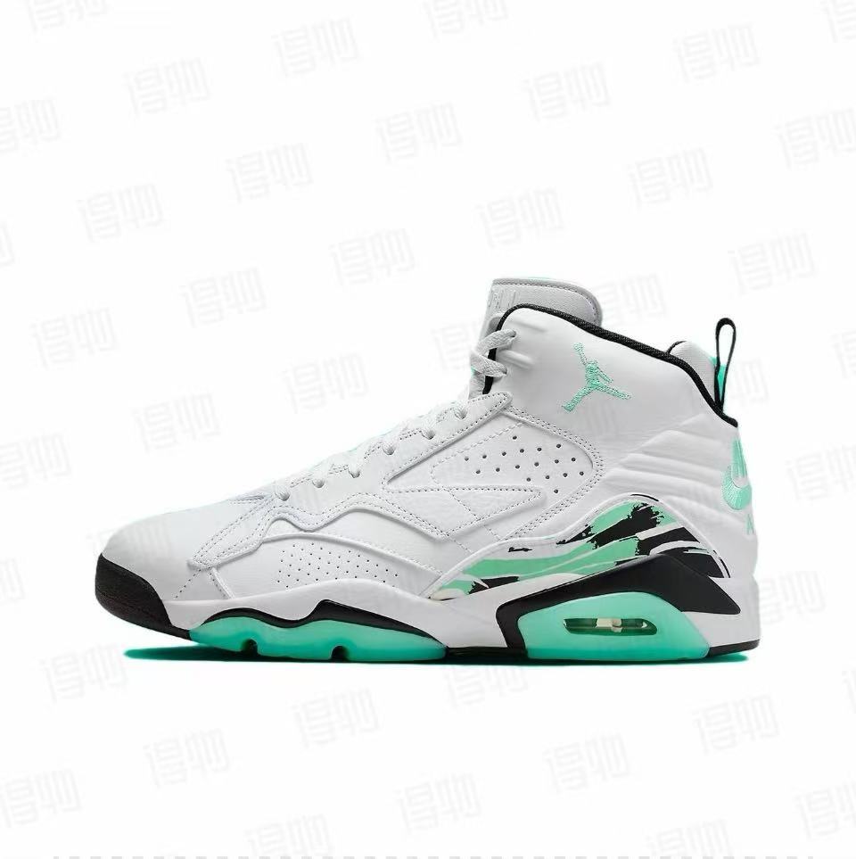 Jordan High-Top Sneakers White Mint Green