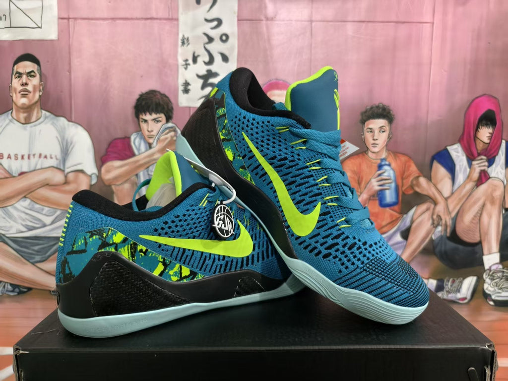 Nike Basketball Sneakers Blue Green Black