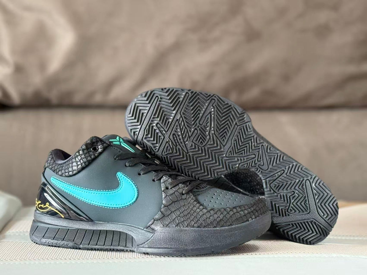 Nike Kobe 4 Black Mamba Tiffany Basketball Sneakers