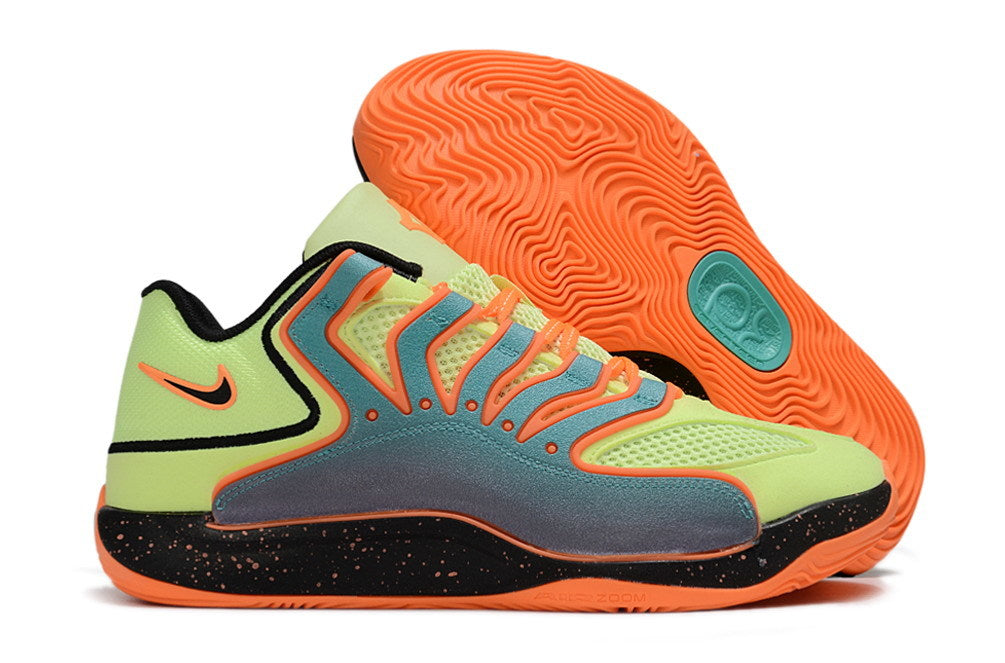 Nike KD 18 Basketball Shoes – Lime and Orange
