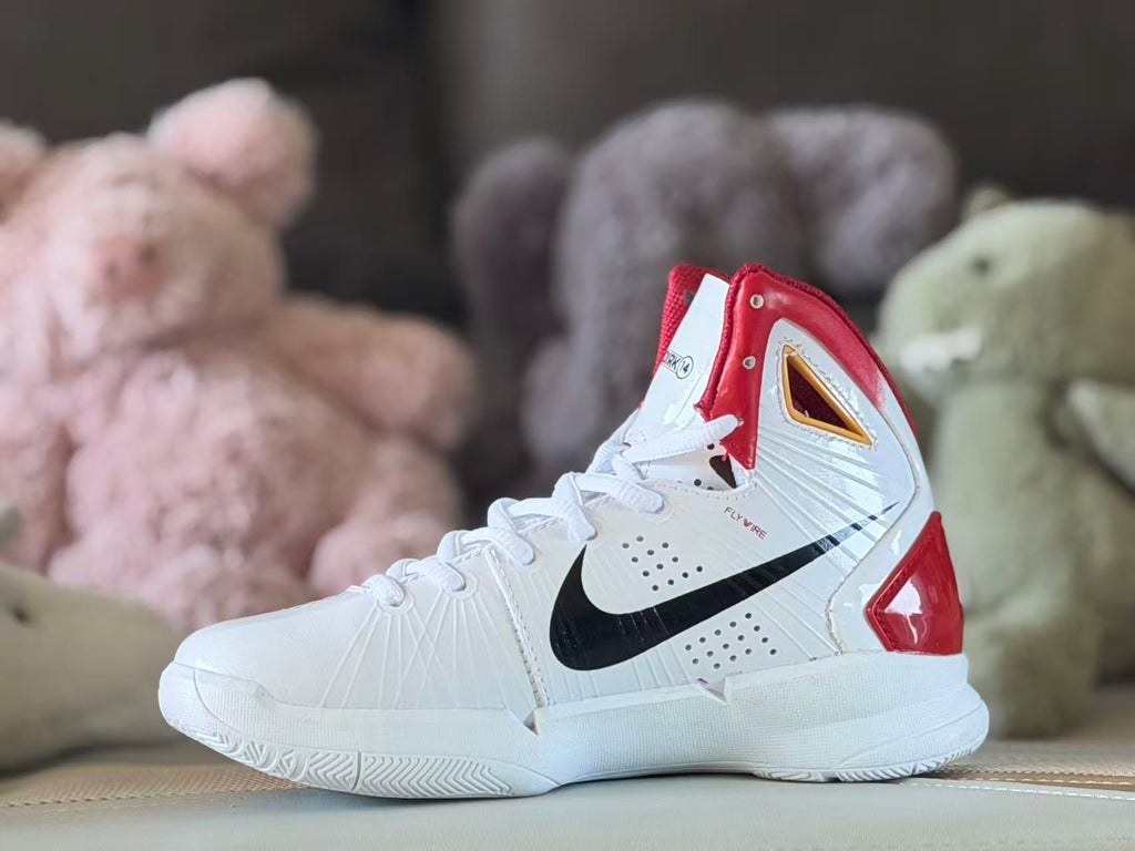Nike HD2010 Kids High-Top Sneakers White Red