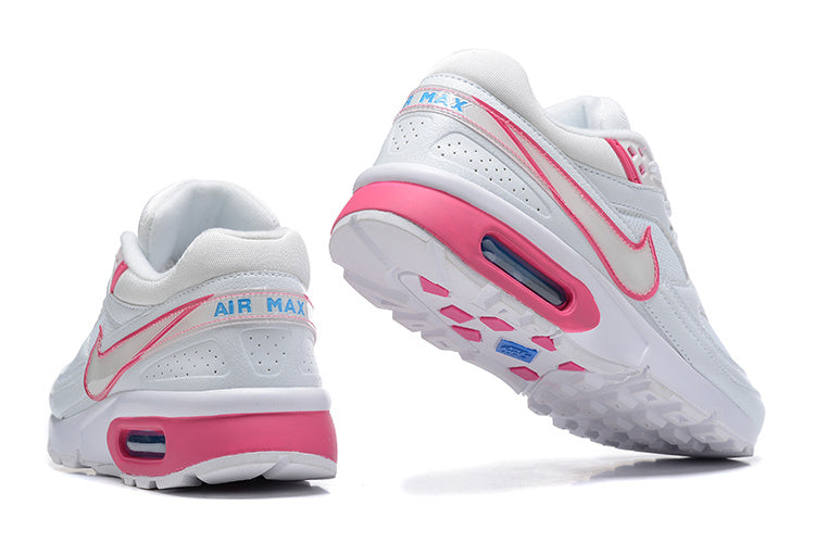 Nike Air Max BW Sneakers in White and Pink
