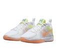 Nike White and Orange Basketball Sneakers