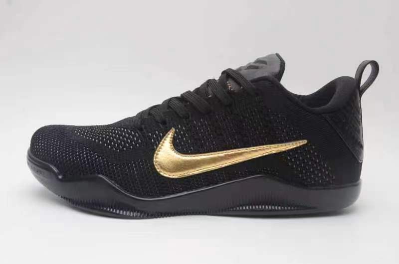 Nike Kobe 11 Low Black Gold Basketball Shoes
