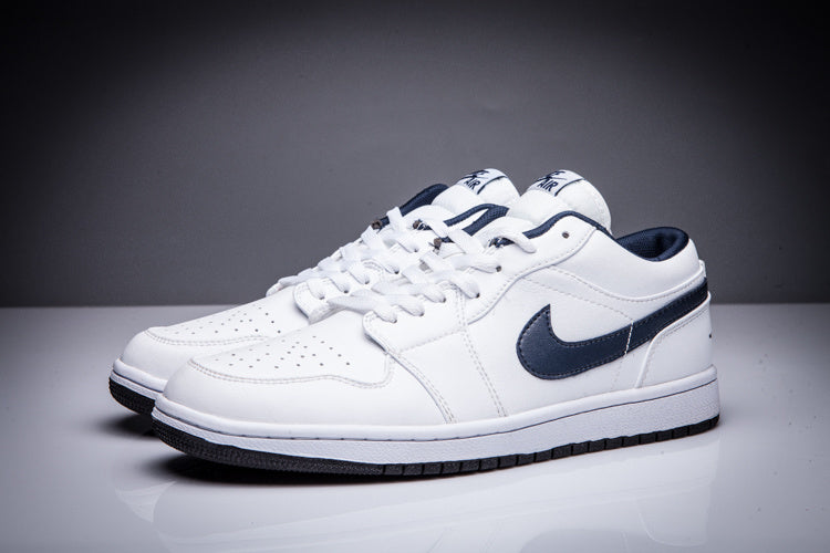 Jordan Air Jordan 1 Low White Dark Swoosh Sneakers
