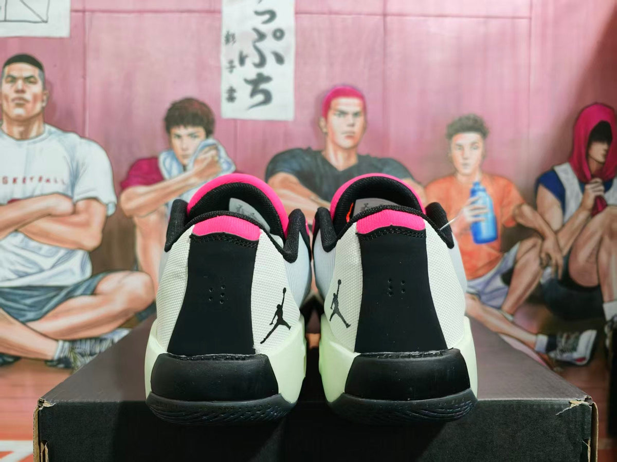 Jordan Basketball Sneakers Black White Pink