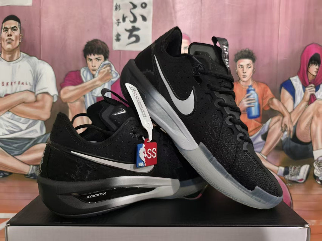 Nike Basketball Shoes Black and Silver
