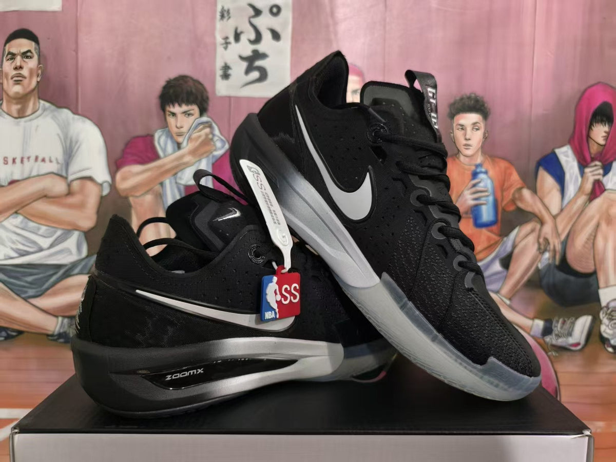 Nike Basketball Shoes Black and Silver