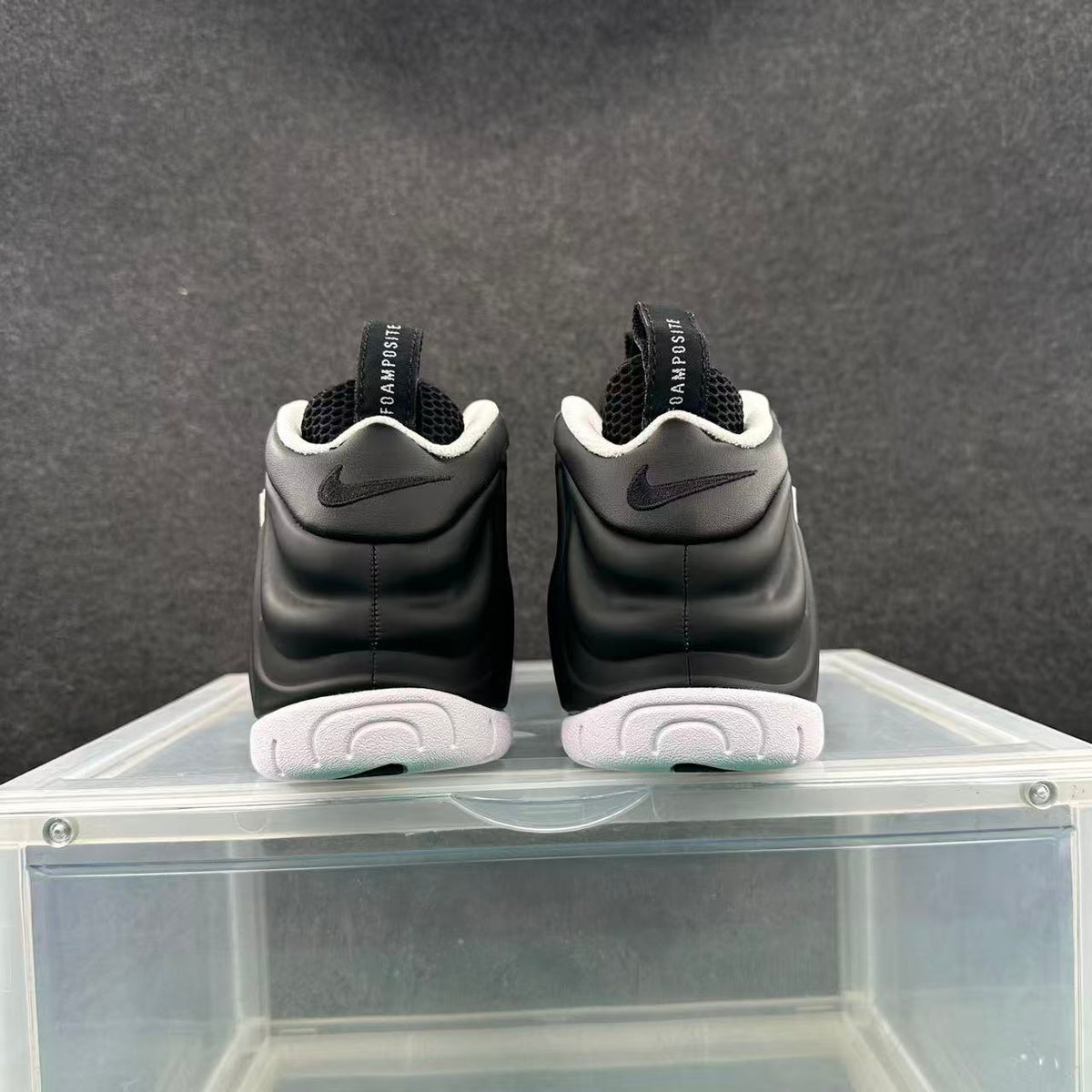 Nike Air Foamposite One Dr. Doom Black White Sneakers