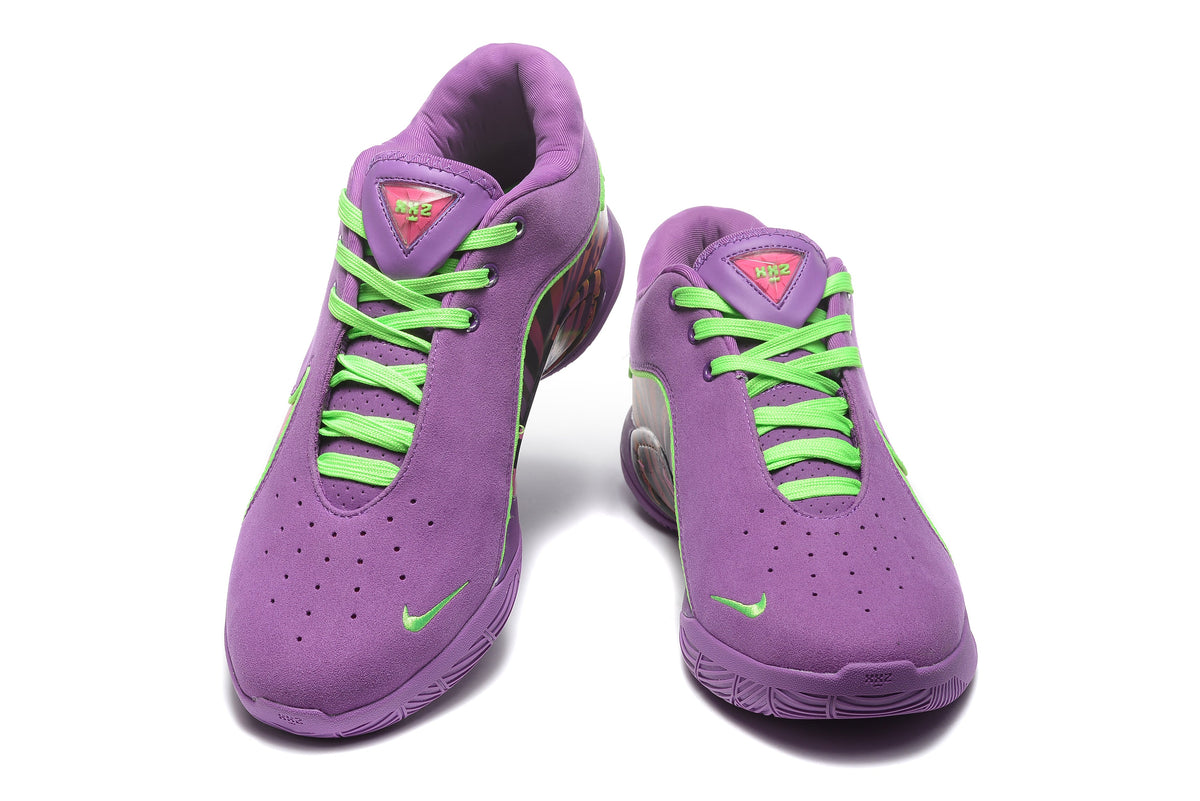 Nike 908-6 Purple Green Basketball Sneakers
