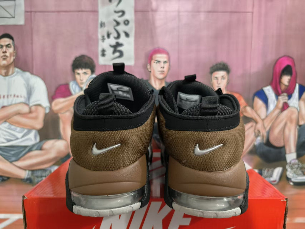 Nike Air More Uptempo Sneakers Black Brown