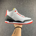 Jordan 3 White Red Yellow Black Sneakers