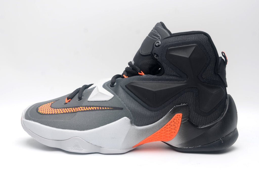 Nike High-Top Basketball Shoes Black White Orange EU 40-46