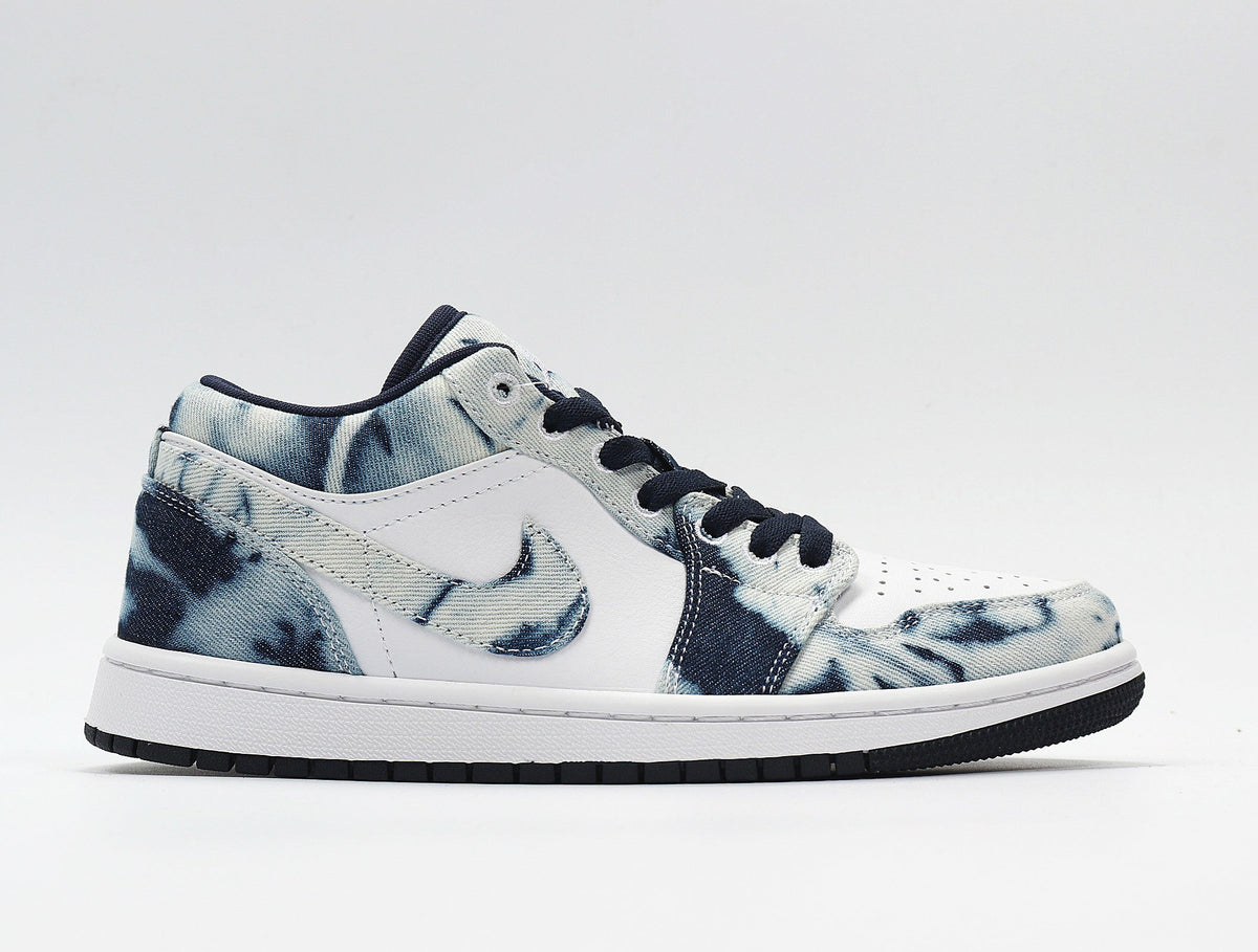 Jordan CZ8455-100 Washed Denim Low-Top Sneakers