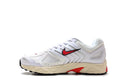 Nike White and Red Mesh Sneakers
